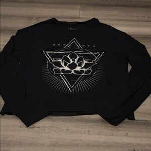 Black Long Sleeve Top